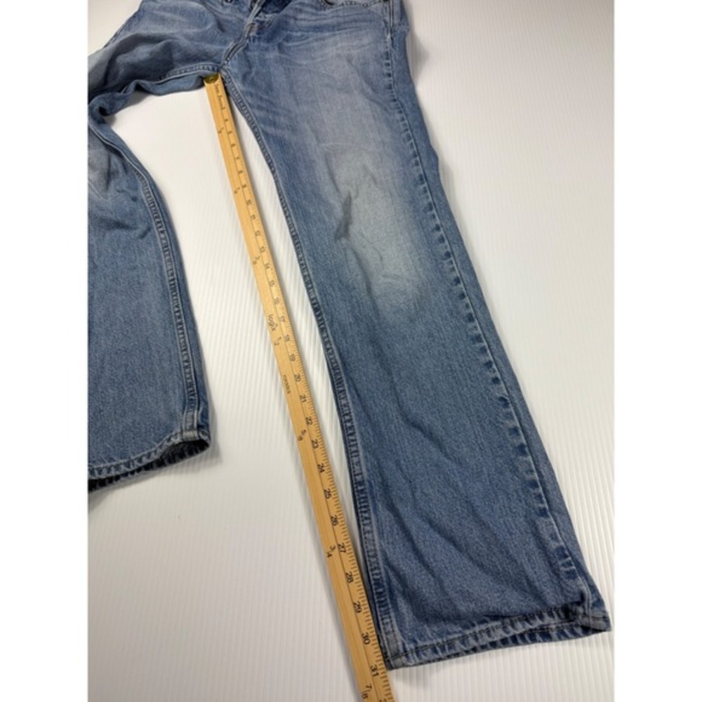 Hollister Jeans Light Wash Denim Button‎ Fly Straight Leg Mens W30 L32 - Picture 2 of 7